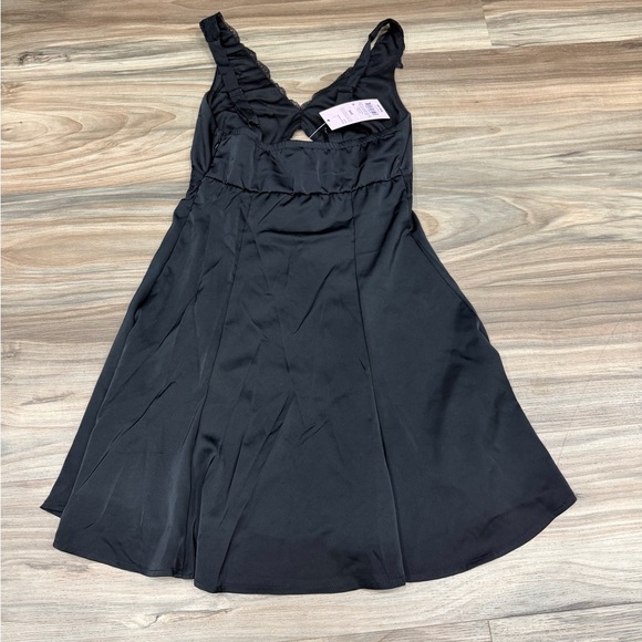 wild fable Black Lace-Trim Mini Dress - Picture 2 of 4